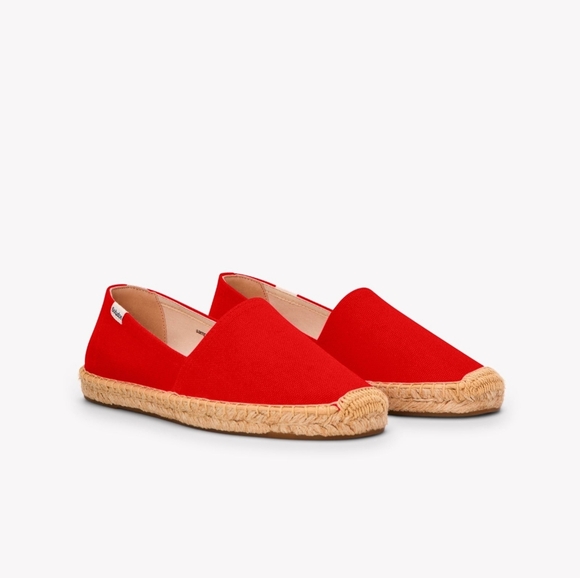 Soludos Red Espadrilles Size 10-10.5 - Picture 1 of 7